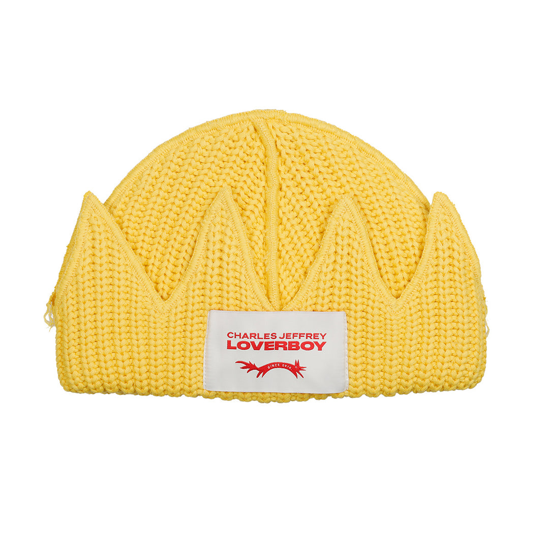 CHARLES JEFFREY LOVERBOY (チャールズ・ジェフリー・ラバーボーイ) - CHUNKY CROWN BEANIE GOLD  ニット帽 | cherry オンライン通販サイト – cherry fukuoka