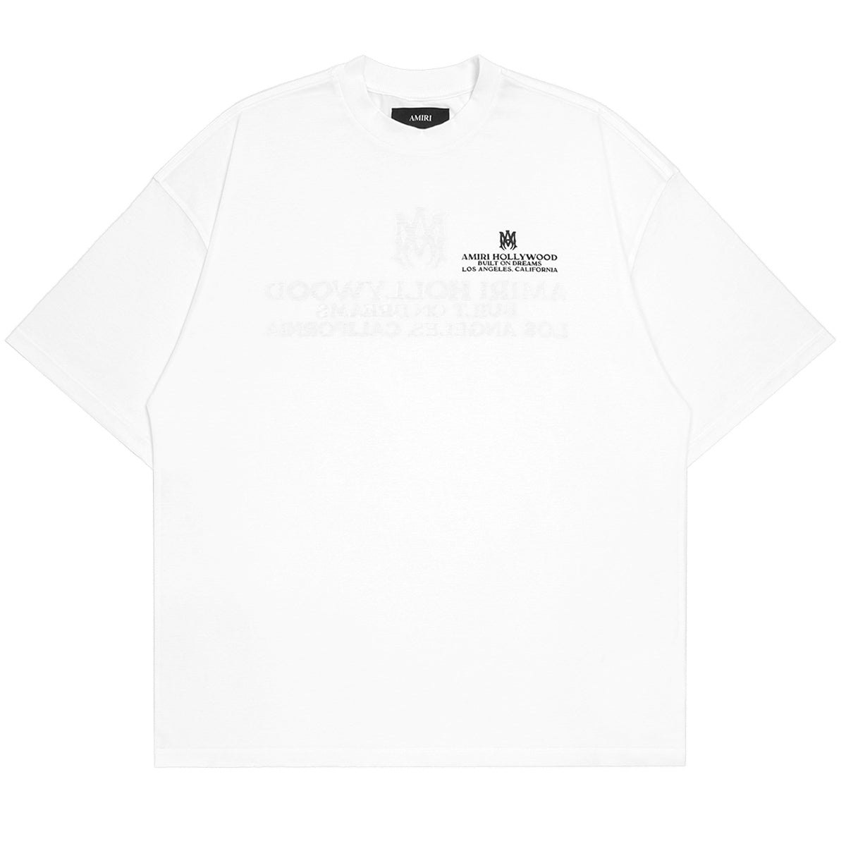 BUILT ON DREAMS OVERSIZED TEE - cherry fukuoka - AMIRI - T-SHIRT