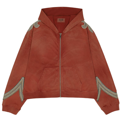 424 x ROCK REVIVAL - RR HOODIE - RED - HOODIE - cherry fukuoka
