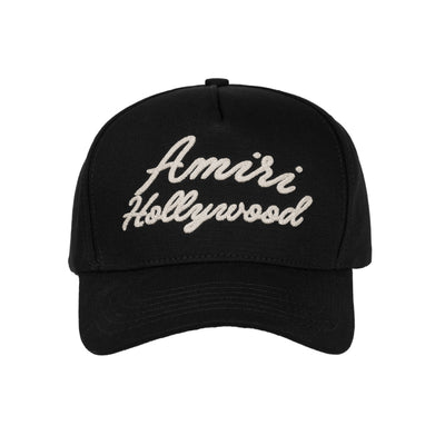 AMIRI - AMIRI HOLLYWOOD CANVAS HAT - CAP - BLACK - cherry fukuoka