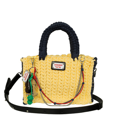 BUCKET BAG WITH INSTRUMENTS CHARM