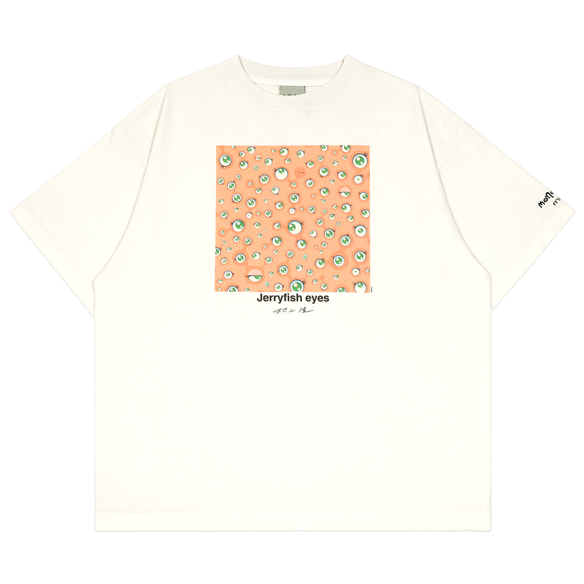 mononoke・made  - JERRY FISH EYES S/S T-SHIRT - WHITE - T-SHIRT - cherry fukuoka