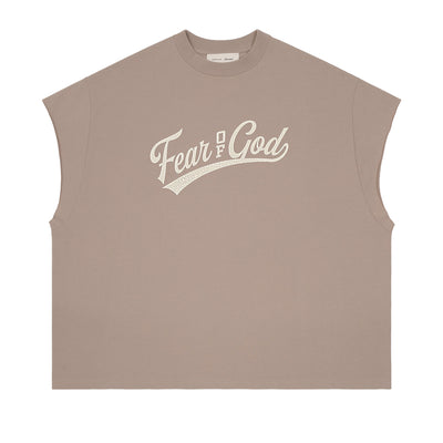ESSENTIALS - CUT OFF 90'S TEE - CHALK - T-SHIRT - cherry fukuoka