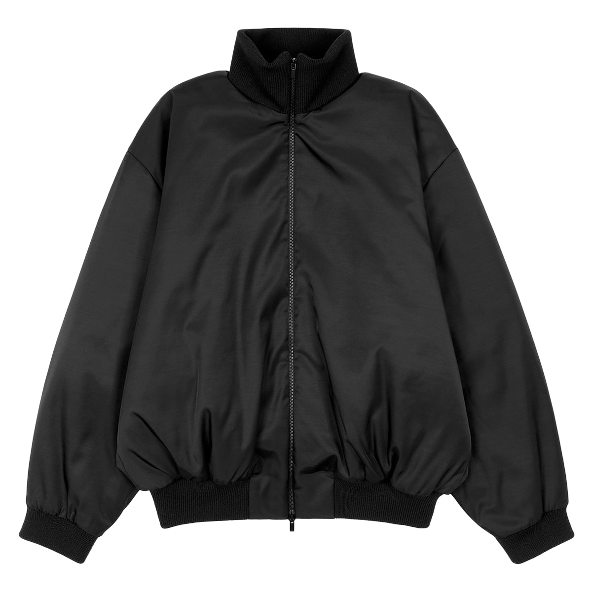 NYLON WOOL BOMBER