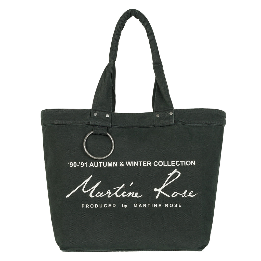 Martin Rose 黒いレザー製ミュール トートバッグ付き箱無し Martin Rose 黒いレザー製ミュール トートバッグ付き箱無し Martin