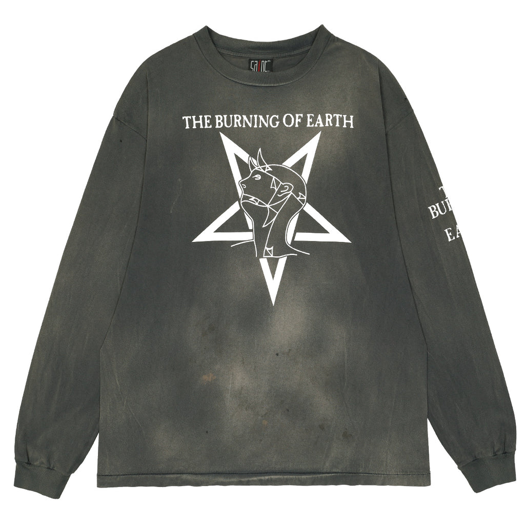 Saint Michael - ©SAINT M×××××× - SM007 BURN OF EARTH L/S TEE T