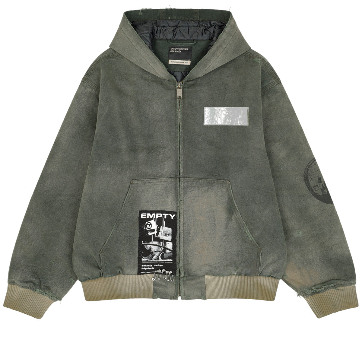 WAR STARTED HOODED WORK JACKET