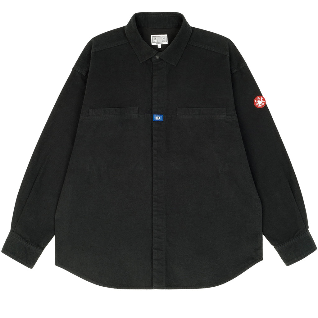 R13(アールサーティーン) - SHREDDED SEAM DROP NECK SHIRT KHAKI