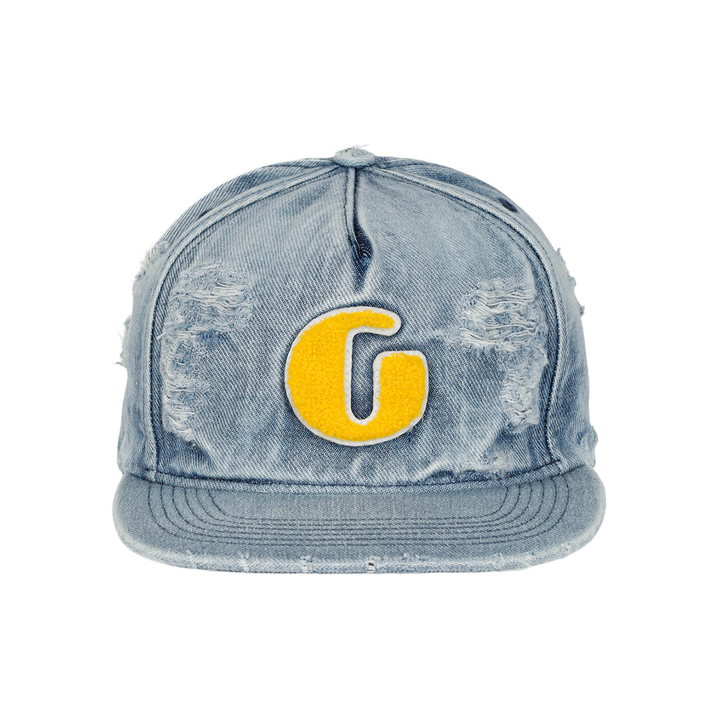 AMIRI レザーデニムキャップ MA QUAD DENIM HAT AMIRI: Black MA Quad