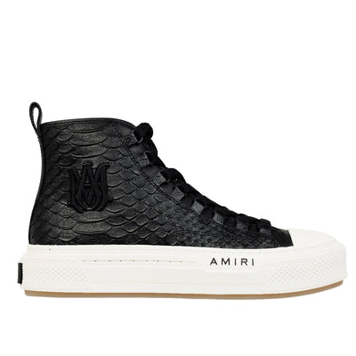 PYTHON EMBOSSED MA COURT HI - cherry fukuoka - AMIRI - SHOES