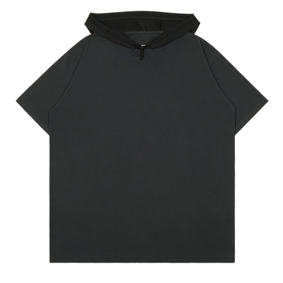 Maison Margiela - HOODED T-SHIRT - BLACK - T-SHIRT - cherry fukuoka