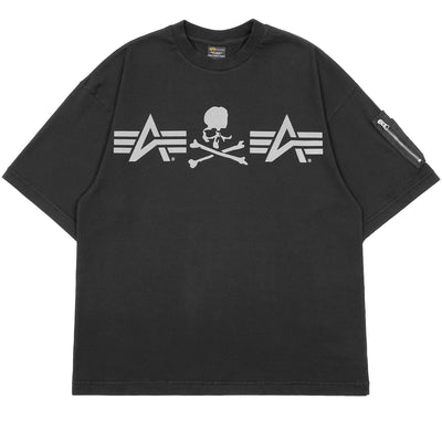 MASTERMIND WORLD<br>×ALPHA INDUSTRIES<br>CIGER POCKET SS TEE<br>MW24C13-TS105