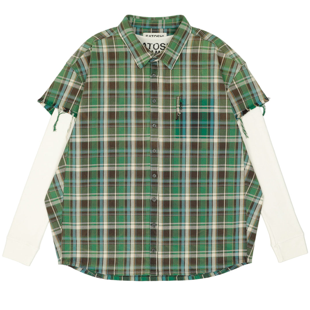 LES SIX(レ・シス) - BIAS MEGA FLANNEL GRAY シャツ | cherry