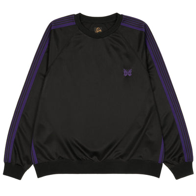 TRACK CREW NECK SHIRT - cherry fukuoka - needles - CREWNECK