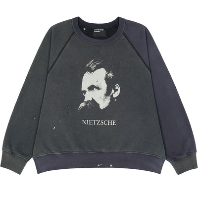 NIETZSCHE RAGLAN SWEATSHIRT