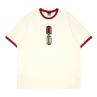 BABYLON LA - RINGER TEE - T-SHiRT - SANDY SHORE - cherry fukuoka