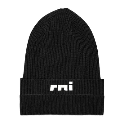 RRR123 - ROI DOUBLE BEANIE - BLACK - cherry fukuoka