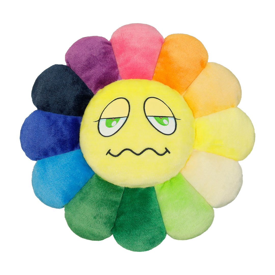 村上隆 kaikai kiki フラワー クッション 60cm 顔文字 絵文字