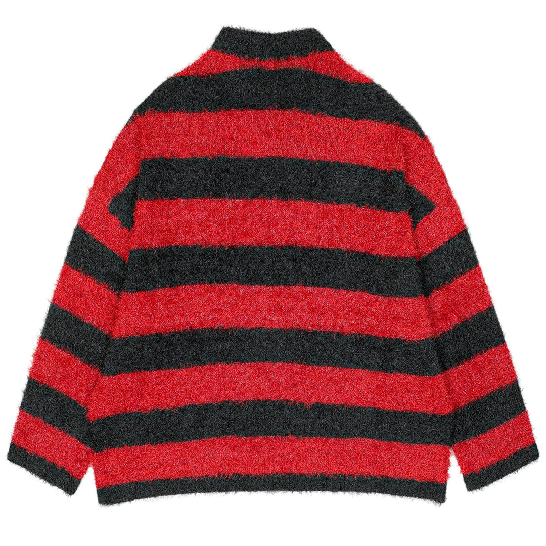 SAINT M××××××（セントマイケル）- SM069 GLITTER BORDER CREW