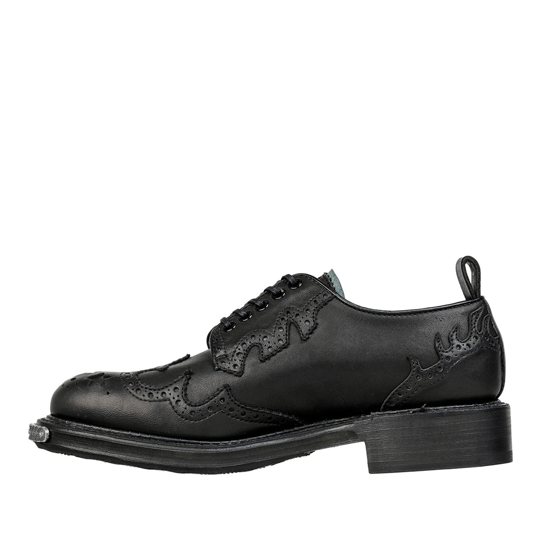 LES SIX - LES SIX x KIDS LOVE GAITE COW DERBY Dress Shoes | cherry