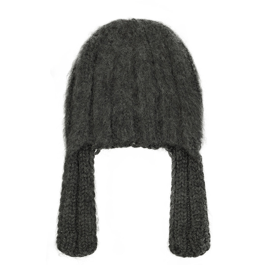 CHARLES JEFFREY LOVERBOY - SUPERSIZED CHUNKY EARS BEANIE BLACK