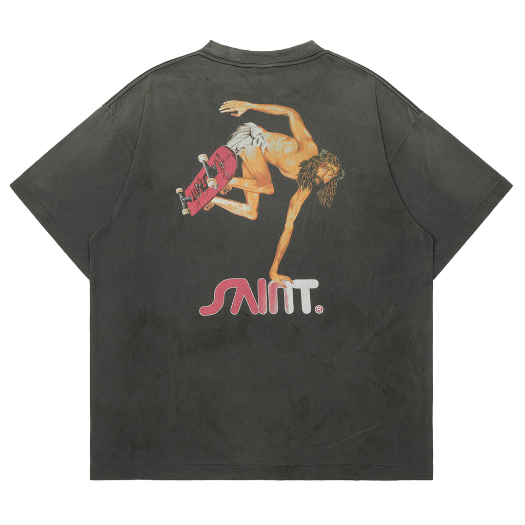 入手不可能！チーム名消滅！MSLサンノゼ・クラッシュ Tシャツ 米国製は希少 SAINT M××××××（セントマイケル）- SM007 SKATE S/S T-SHIRT Tシャツ