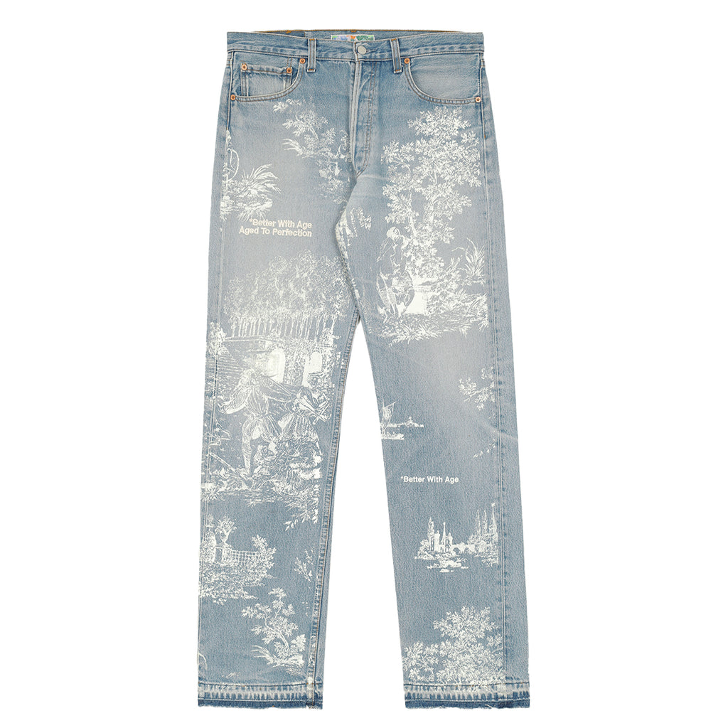 希少　makki remake リメイクデニムパンツ　ワイドシルエット makki remake デニムパンツ 公式通販