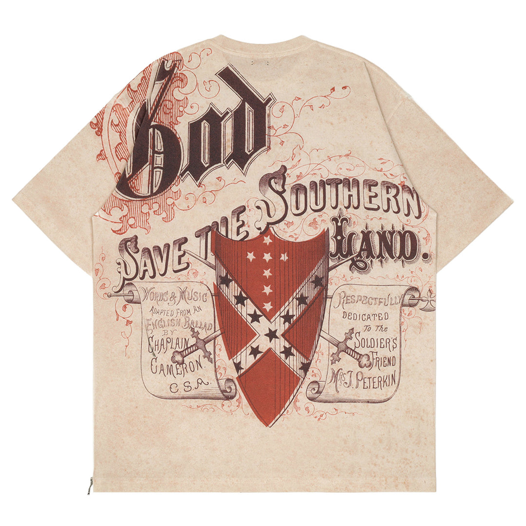 LES SIX(レ・シス) - GREED TEE SOUTHERN CROSS Tシャツ | cherry