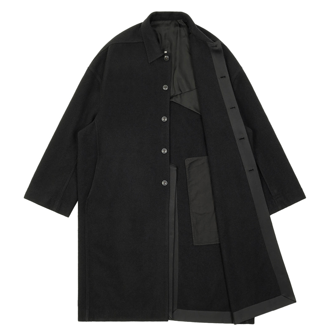 Rick Owens リックオウエンス　コート Rick Owens (リックオウエンス) - TOWER F/W 26 BUTTONED BRAD COAT