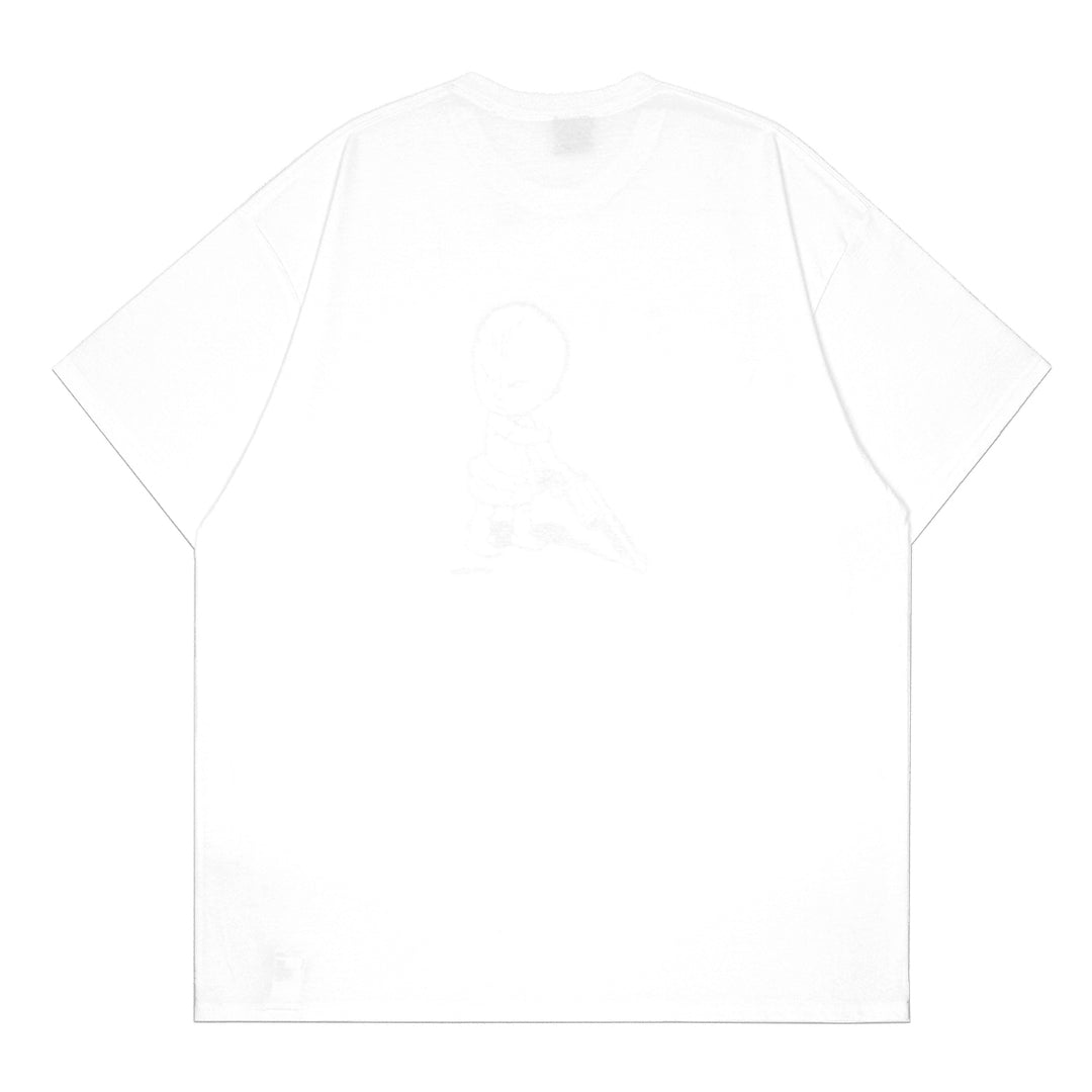 BABYLON LA（バビロンエルエー）- SKULL TEE JET PURE WHITE Tシャツ