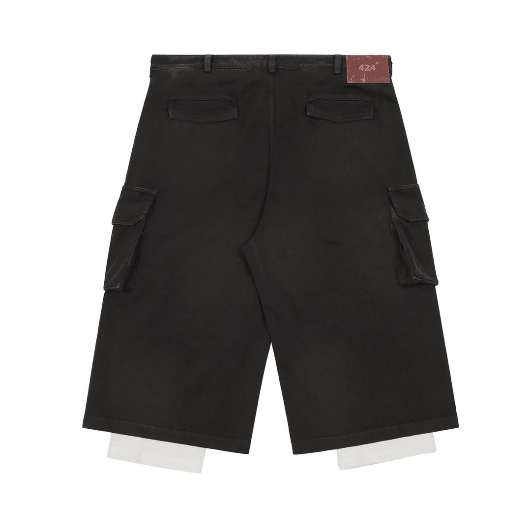 424 (フォートゥーフォー) - STRIPPED RIPPED SWEATPANTS MARSHMALLOW 