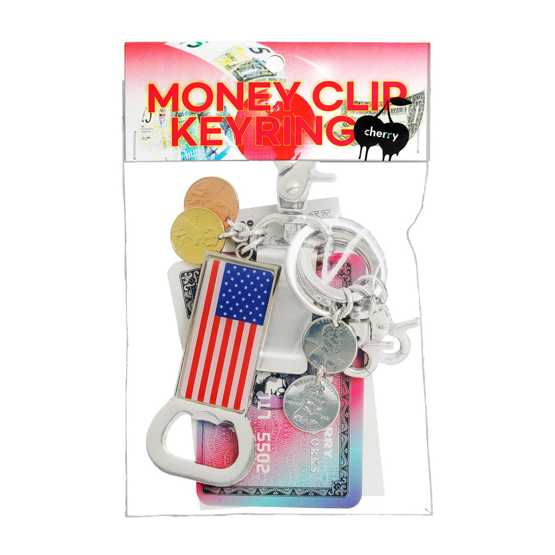 KOTA OKUDA (コウタ オクダ) - MONEY CLIP KEYRING PINK/BLUE