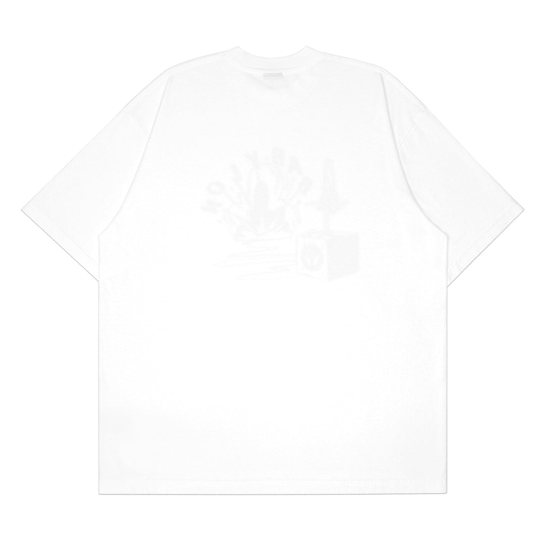 BABYLON LA（バビロンエルエー）- SKULL TEE JET PURE WHITE Tシャツ