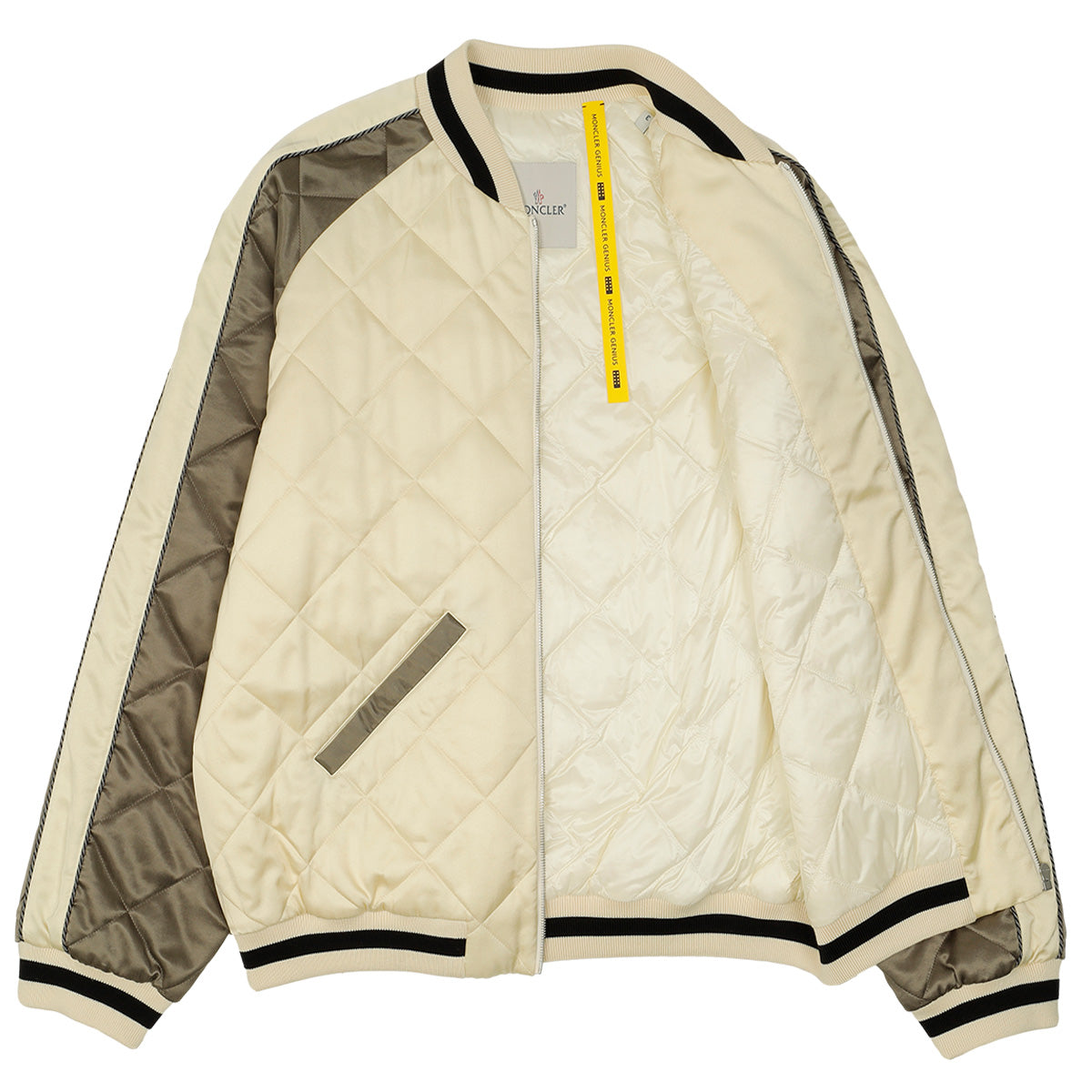 OFF-WHITE(オフホワイト) - EMB GRAPHICS LEATHER VARSITY JACKET