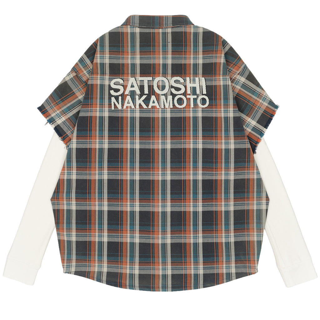 les six レシス mega shirt シャツ LES SIX(レ・シス) - BIAS MEGA FLANNEL BLUE シャツ | cherry