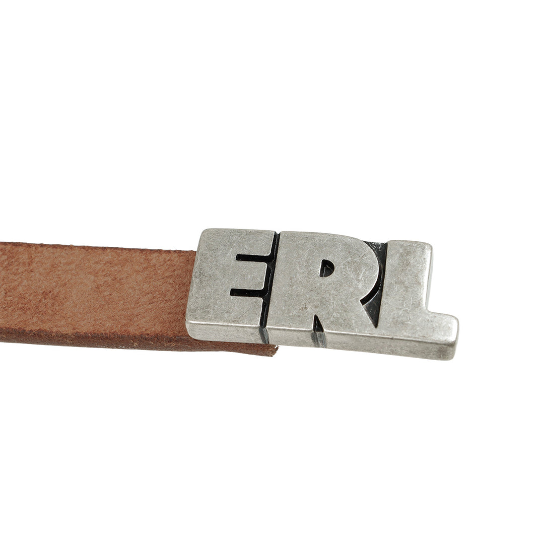 ERL ベルト ERL (イーアールエル) - ERL SKINNY LEATHER BELT ベルト | cherry