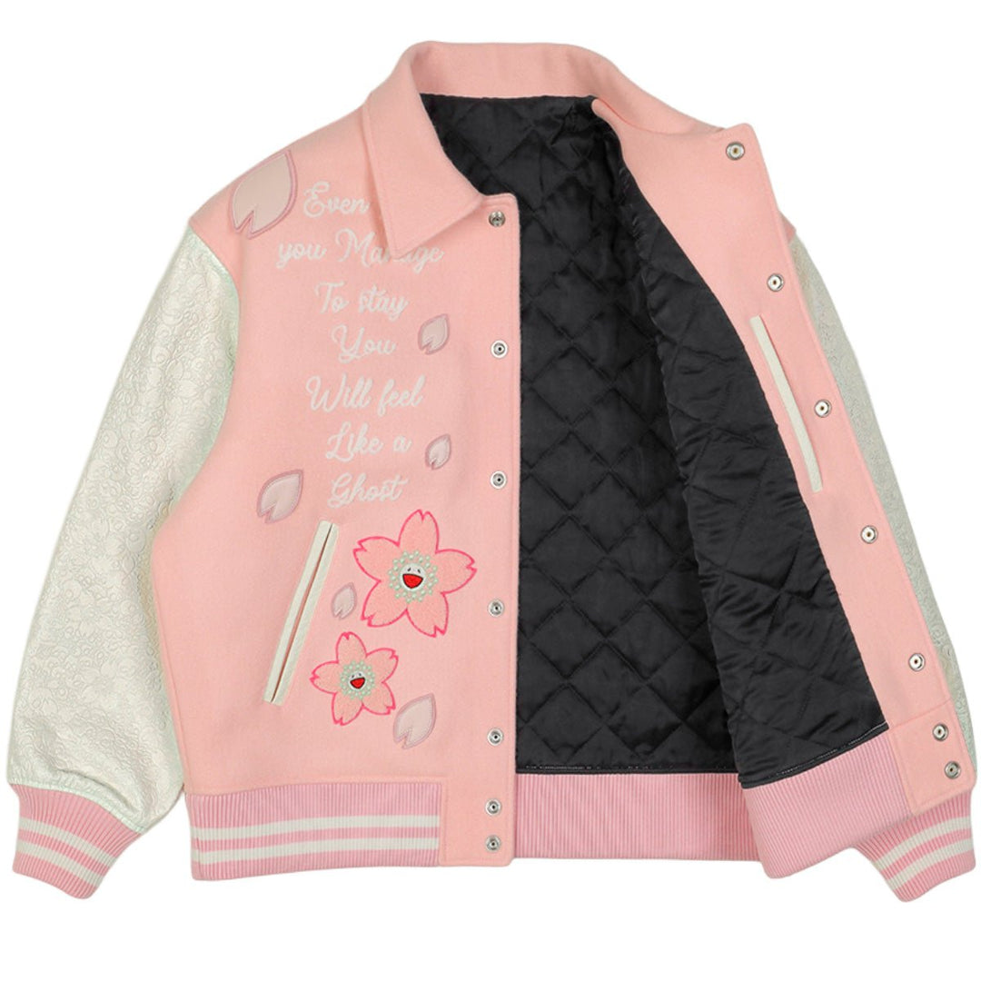 mononoke・made - SAKURA VARSITY JACKET | cherry Official Online