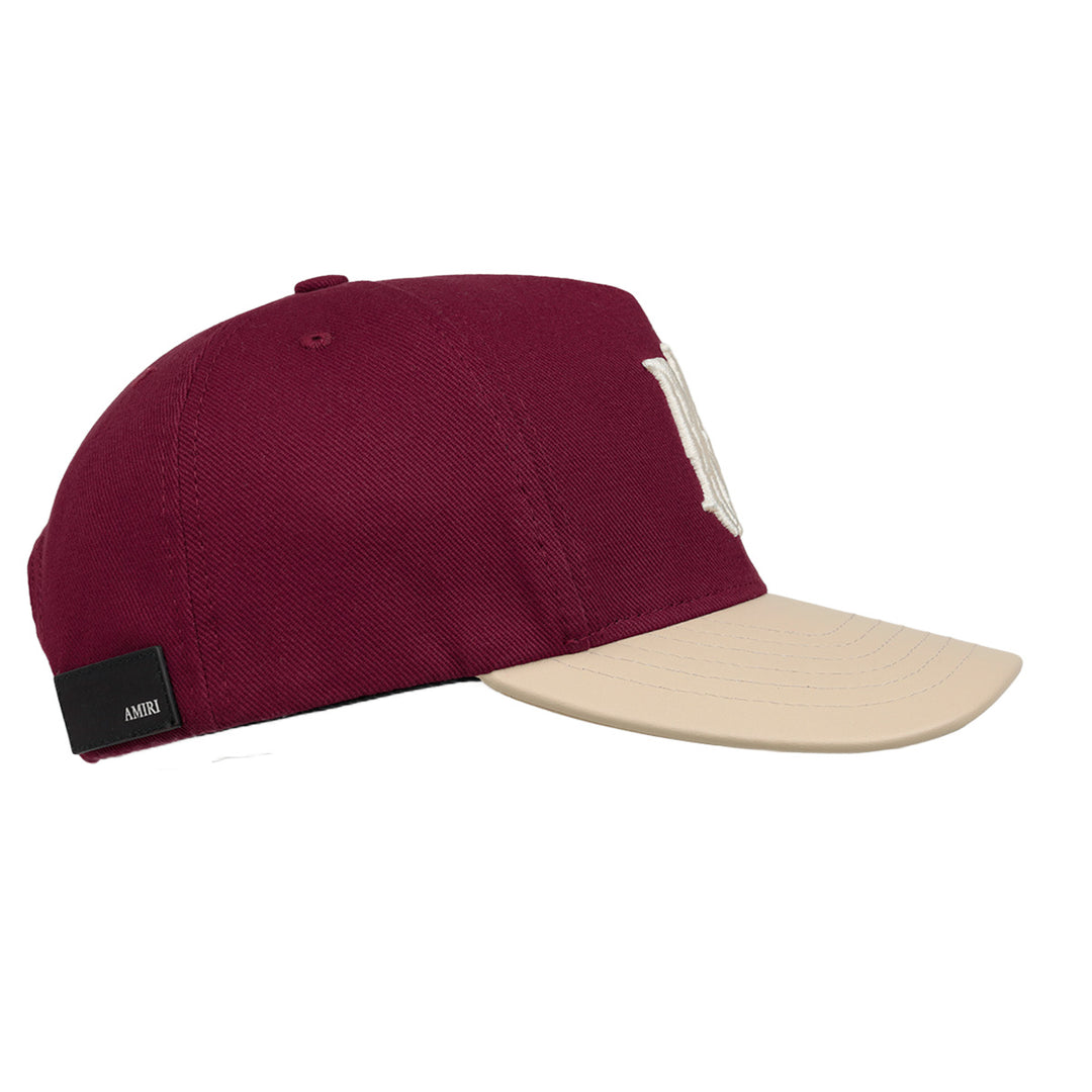 AMIRI - Two Tone Hat Wine Cap | cherry official online store