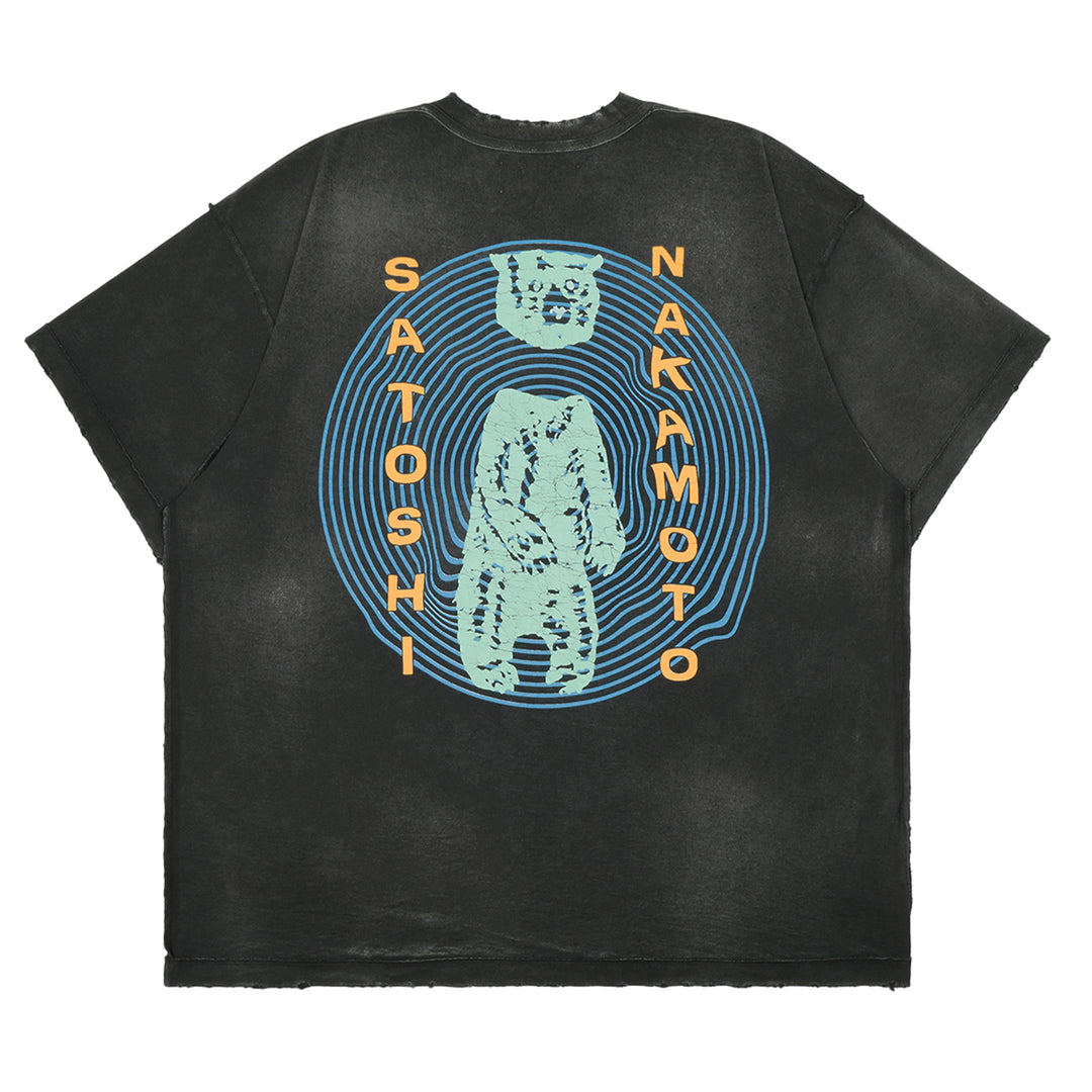 SATOSHI NAKAMOTO (サトシナカモト) - CUP HALF FULL TEE Tシャツ