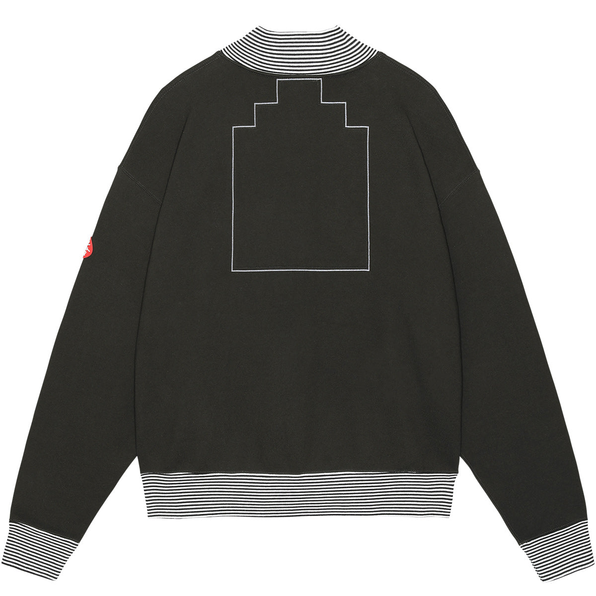 CE - SLASH CUT ZIP SWEAT crew neck | cherry online shopping site