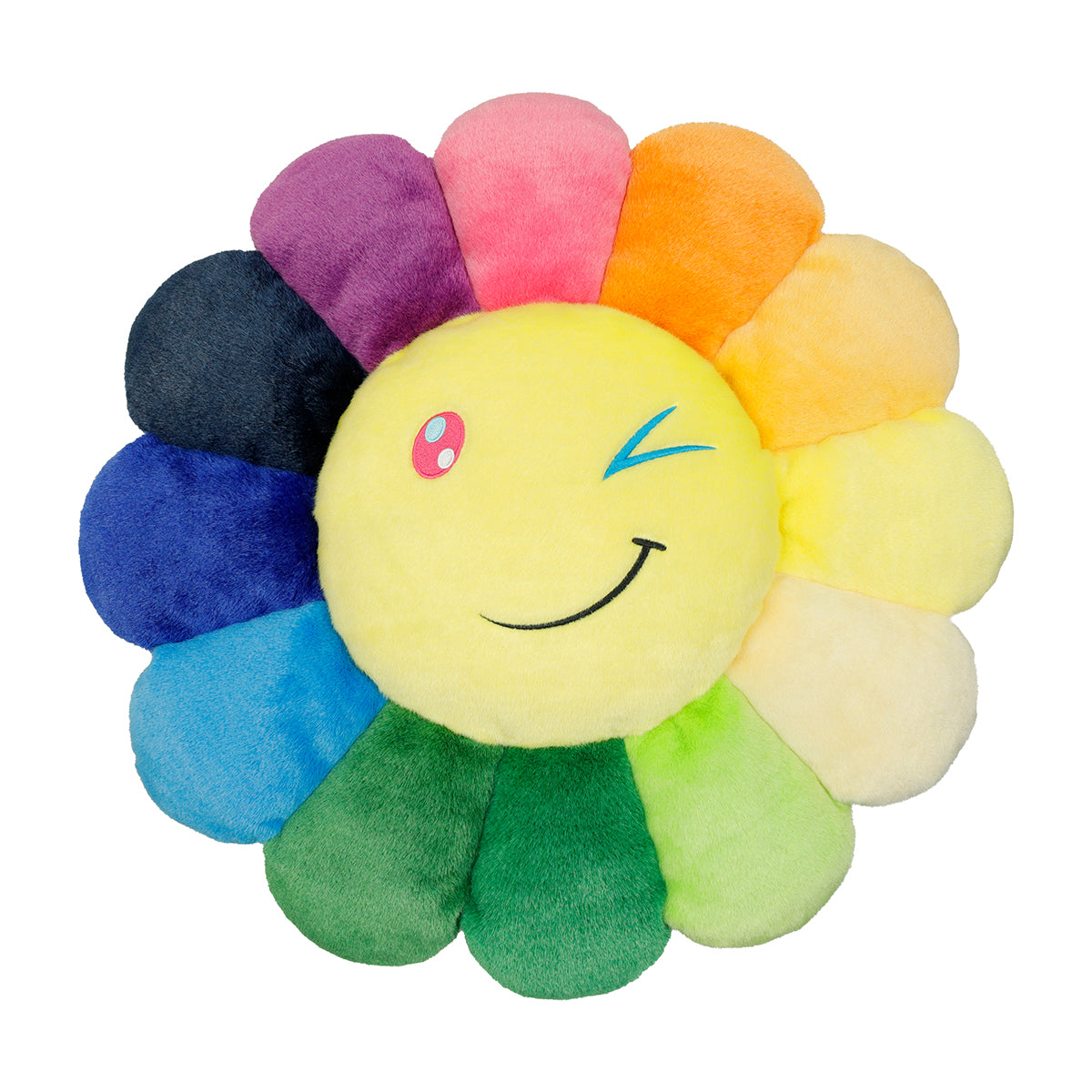 村上隆 kaikai kiki フラワー クッション 60cm 顔文字 絵文字 【公式通販】