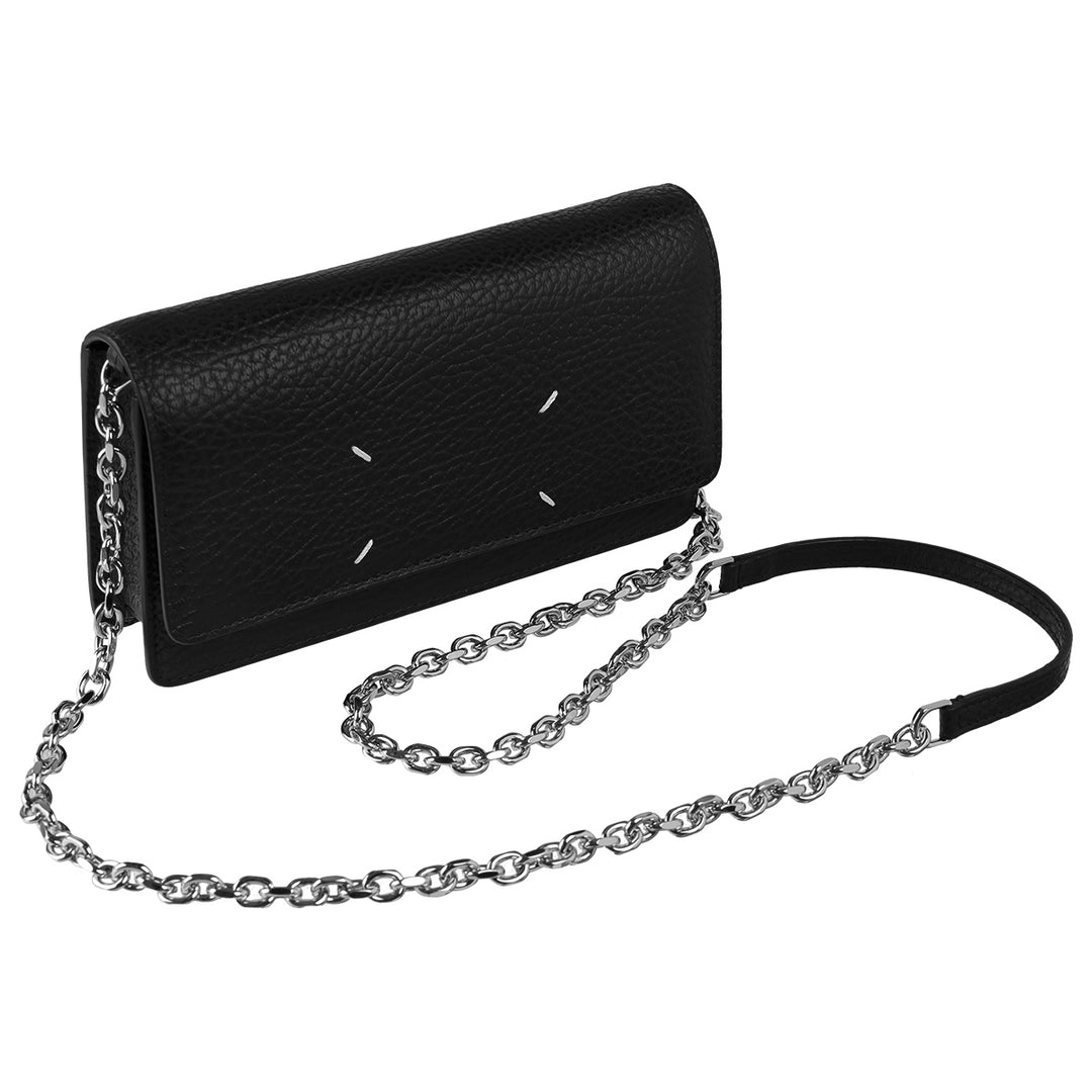 フォロワーさん限定 5％OFFクーポン発行中！】Maison Margiela メゾンマルジェラ Zip Around Wallet 長財布  ラウンドファスナー ロゴ 4ステッチ レザー メンズ レディース ユニセックス みやす S56UI0110 P4455