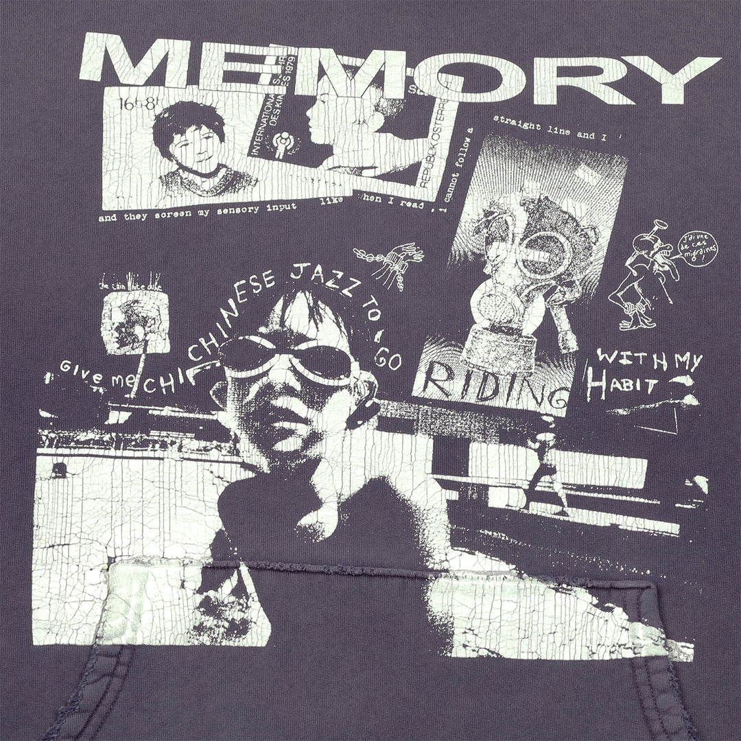 ENFANTS RICHES DEPRIMES - MEMORY HOODIE NIGHTSHADE Parka Hoodie