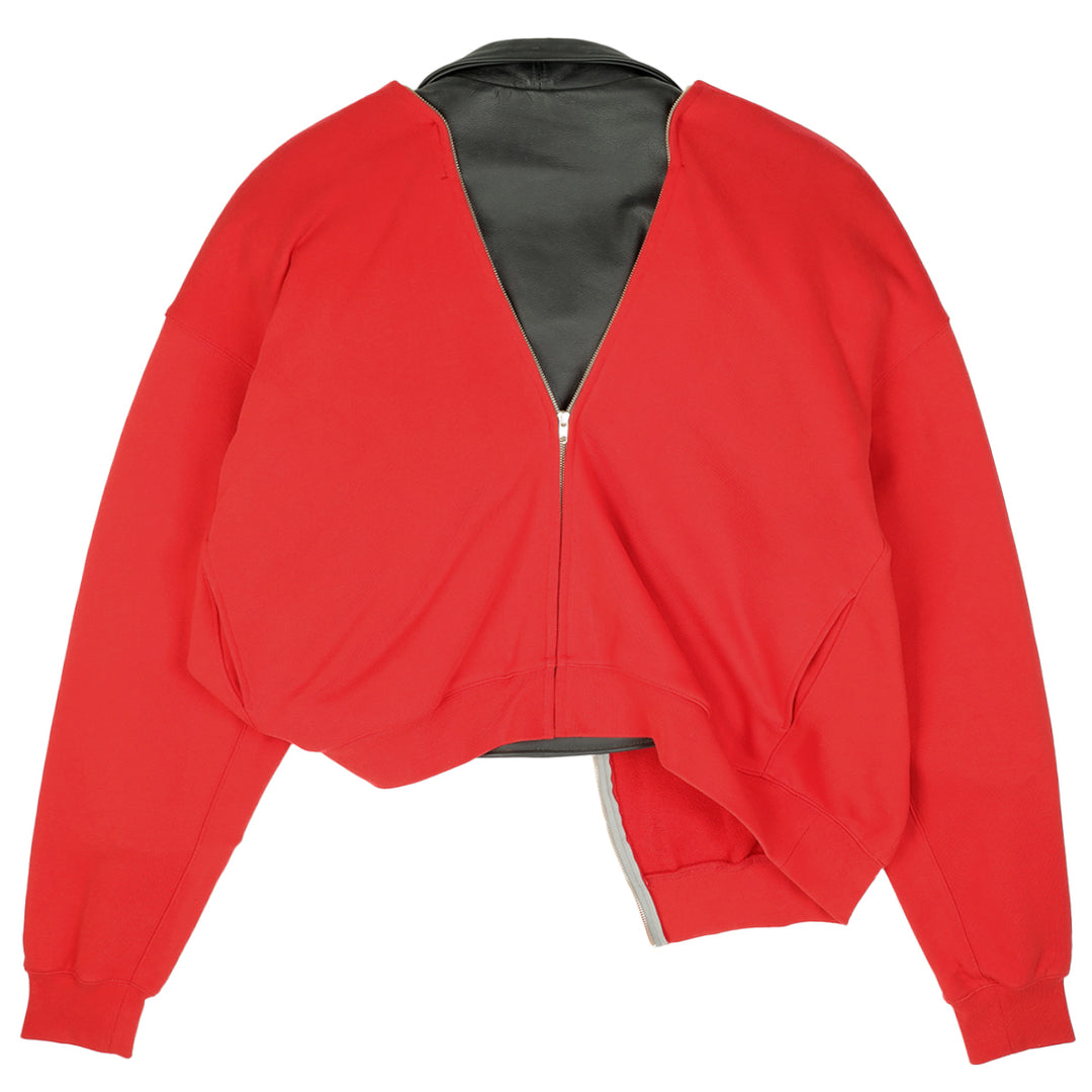 LES SIX(レ・シス) - KAOS LEATHER TRIPLE ZIP HOOD ジャケット