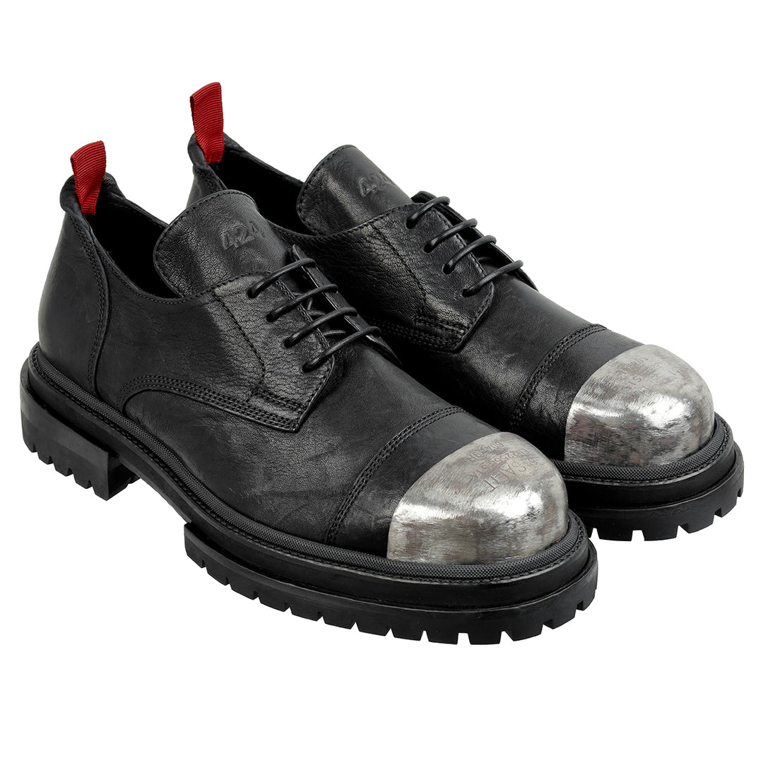 LES SIX - LES SIX x KIDS LOVE GAITE COW DERBY Dress Shoes | cherry