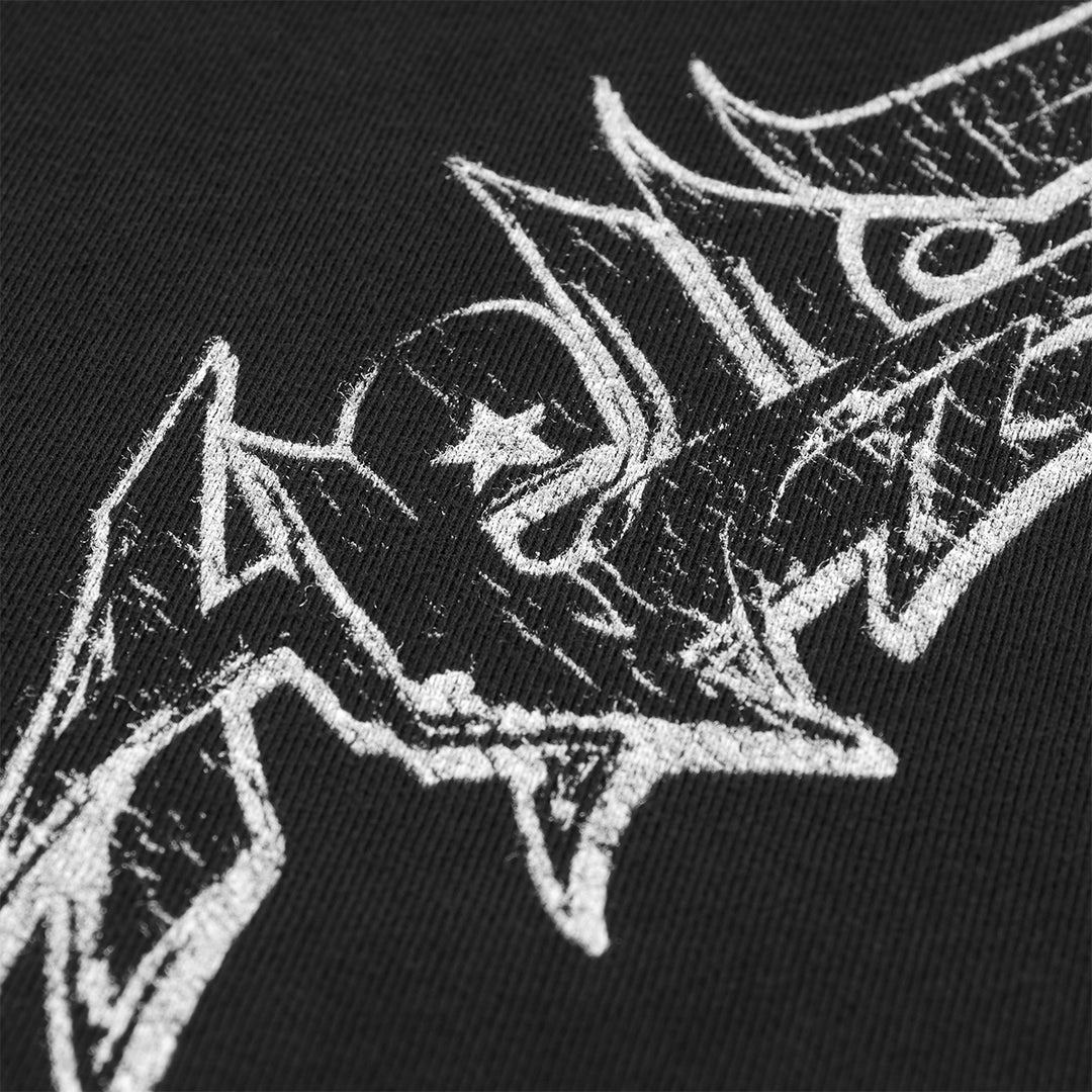 HELLSTAR (ヘルスター) - ROLL PRINT GRAFFITI ZIP UP BLACK ジップ