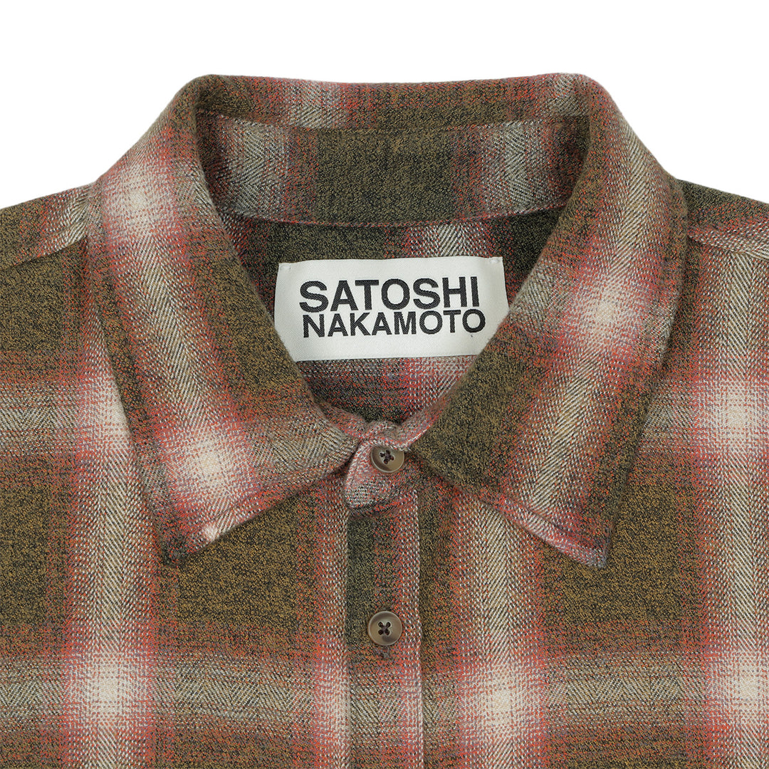 SATOSHI NAKAMOTO (サトシナカモト) - PATCHWORK FLANNEL シャツ