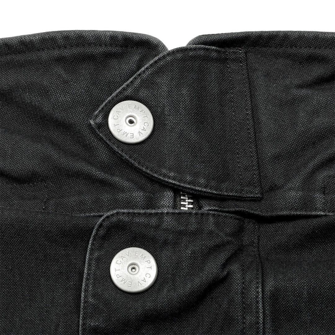 CAVEMPT(キャブエンプト) - CANVAS CASUAL ZIP JACKET BLACK コーチ