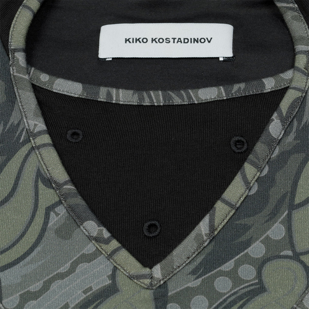 KIKO KOSTADINOV (キコ・コスタディノフ) - GIZI HOODED TOP BLACK