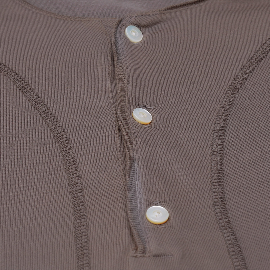 KIKO KOSTADINOV (キコ・コスタディノフ) - SARGO SHORT SLEEVE HENLEY KIKO KOSTADINOV (キコ・コスタディノフ) - SARGO SHORT SLEEVE HENLEY